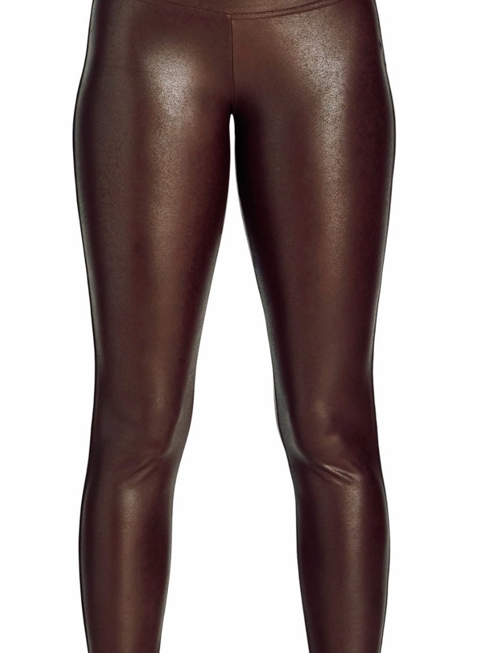 Time and Tru Faux Leather Leggings in Dark Brown